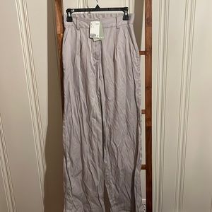 Satin dress pants- brand new!